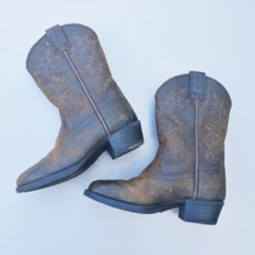 KIDS Ariat Heritage R Toe Western Cowboy Boot